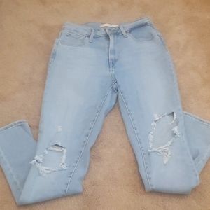 Levi's high rise skinny ankle